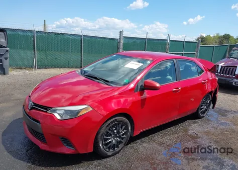 2015 Toyota Corolla Le from USA, damaged, VIN 2T1BURHE6FC336736